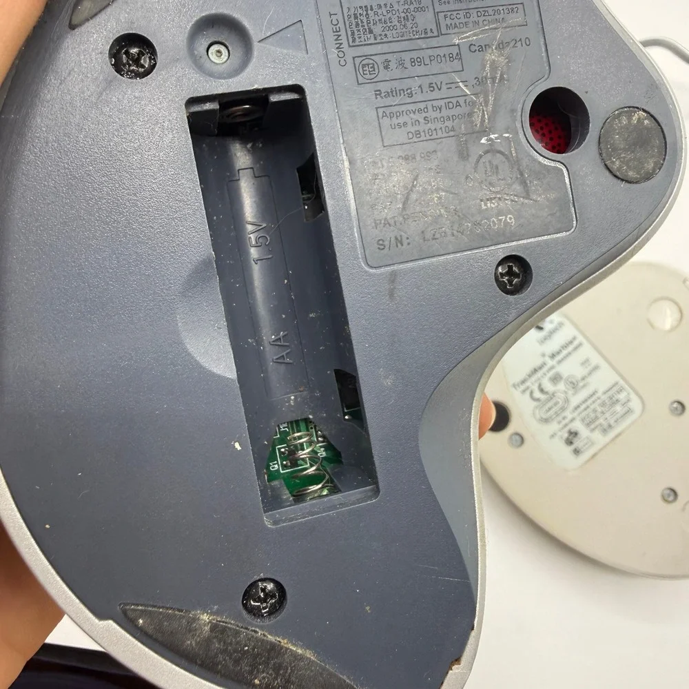 Logitech TrackMan Marble+ T-CL13 & Cordless Wheel T-RA18 Mice Parts Repair Lot